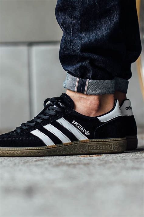 adidas spezial black men|Adidas handball spezial shoes black.